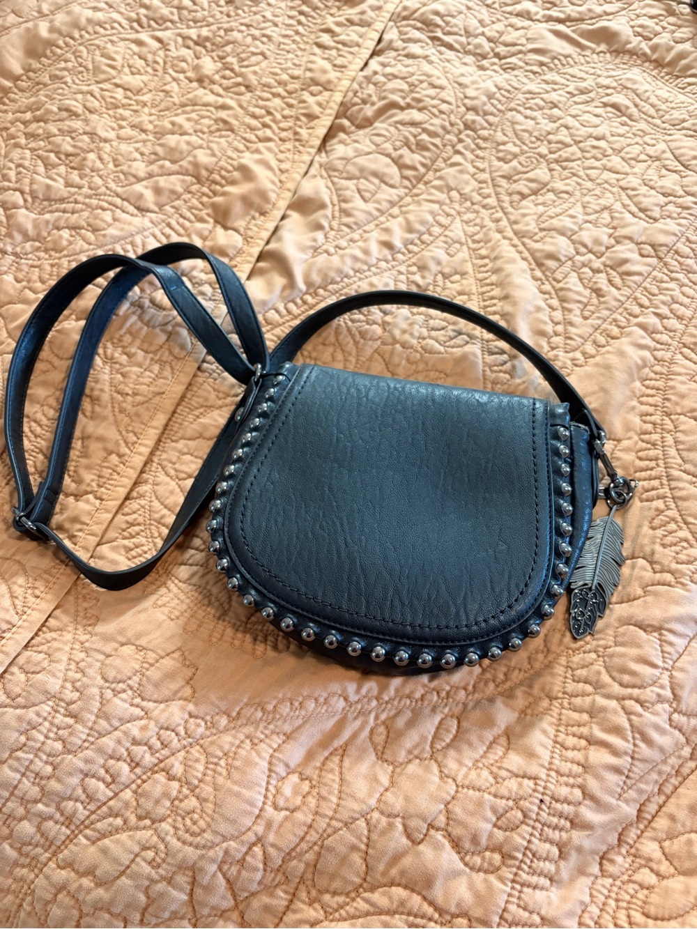 NWOT Black Stud-Trim Jessica Simpson Crossbody Bag